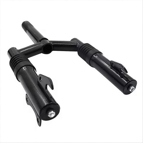 Soporte de horquilla delantera de 12 pulgadas para suspensión delantera, disco de freno de horquilla delantera, tubo delantero de triciclo eléctrico. (1/5)