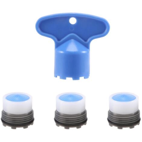Filtre à insertion pour robinet 1,2 GPM, aérateur restrictif, 16,5 mm, paquet de 4 (1/5)