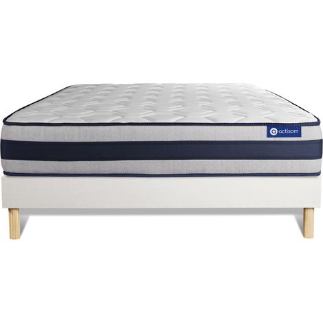 Ensemble Matelas Sommier 120x190 cm - Actilatex Ergo (1/5)