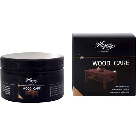 Hagerty Wood Care Crema per la cura del legno 250 ml I Efficace prodotto per la cura del legno con oli essenziali dal legno di Teck I detergente per legno per la cura di sculture, cornici e mobili (1/5)