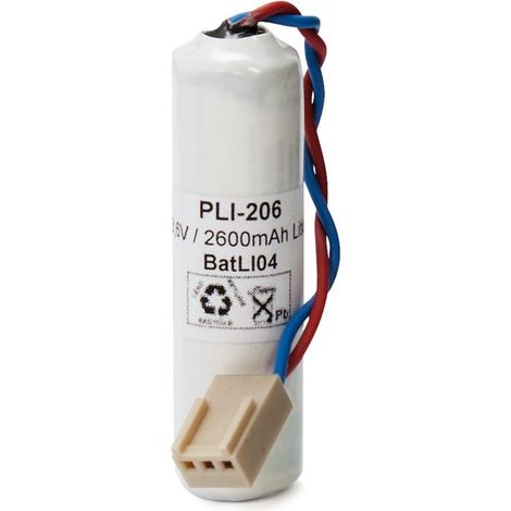 Pila Litio BATLI04 3,6V 2600mA LS14500 C/conector