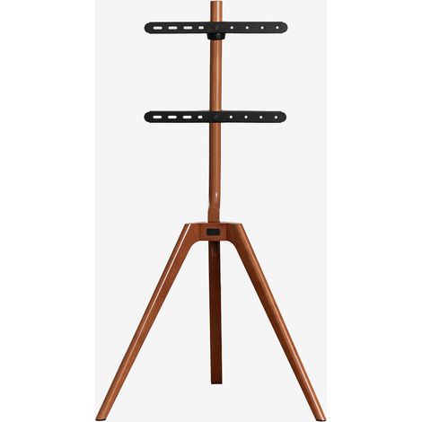 Soporte de pie trípode para TV en acero y madera Curtiz SKLUM             
