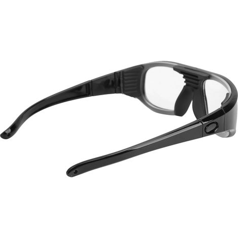 Lunettes de protection polycarbonate incassables pour le basket, monture interchangeable (noir) (1/5)