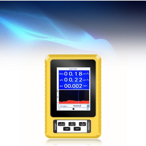 Compteur Geiger LCD Technologie GM Détecteur de Rayonnement Nucléaire X β γ avec Détection Électromagnétique (1/5)