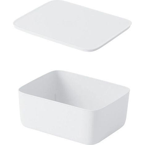 Boîte de rangement à compartiments pour chaussettes, soutiens-gorge et sous-vêtements - Organisateur pour armoire, rangement pour la maison et le bureau - Meuble de rangement à tiroirs en plastique - (1/5)