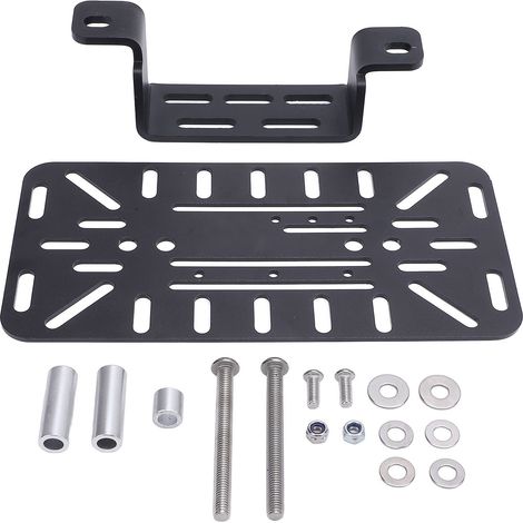 Rack latéral moto structure ajourée fer aluminium – Support sacoches moto porte-sac remplacement 450MT droite, transport (1/5)