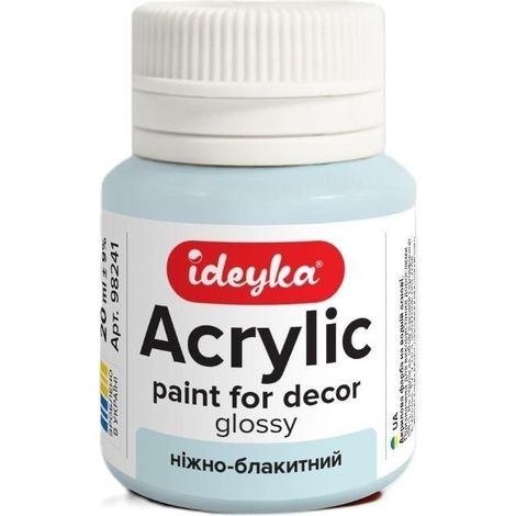 Peinture acrylique bleu délicat 20 ml