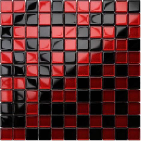 Ilcom mosaico in vetro su rete per bagno e cucina  30cm x 30cm - Milano (1/4)