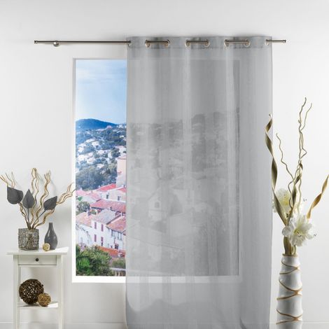 Rideau Voilage "Salina" 140x240cm Gris