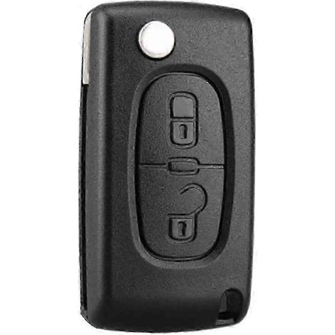 Clé pliante à 2 boutons pour modèles PEUGEOT 207, 307 et 308 CE0536 Compatible autoroute (1/2)