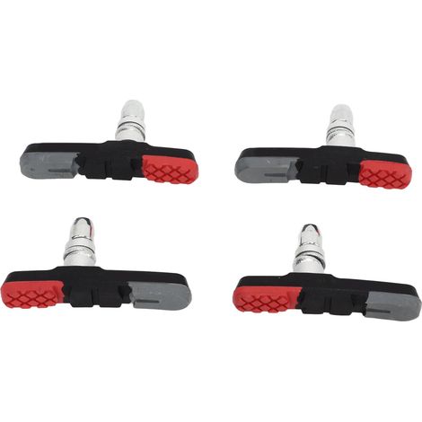 2 Paires de Patins de Frein V Silencieux pour VTT et Vélo de Route - Couleurs Assorties (1/5)