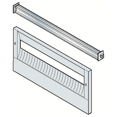 Kit Plastron 225mm x 900mm+Rail DIN pour Coffret Gemini Taille 6 1SL0315A00 ABB 150315