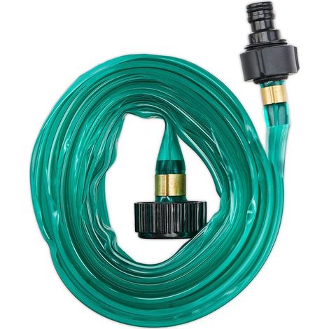 Tuyau d’arrosage, système d’irrigation plat, longueur : 3 m, arrosage uniforme, prêt pour raccordement, vert (1/5)