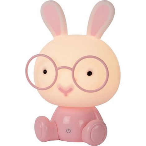 Lampada da tavolo Lucide DODO Coniglio LED 3W 2700K Rosa (1/5)