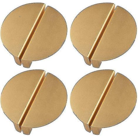 Schubladengriffe in Champagnergold, 2,5 Zoll große Halbmond-Schubladengriffe (1/5)