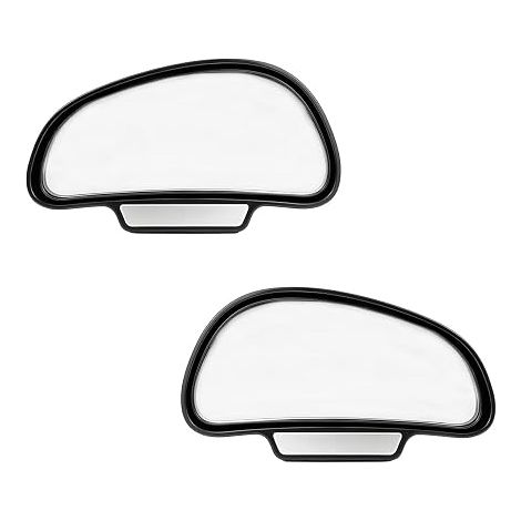 2 x Universal Blind Spot Mirrors for Rearview Mirrors, 360 Degree Adjustable, Wide Angle, for Trucks, SUV, Van - Clear Vision, Easy Installation, Durable (1/5)