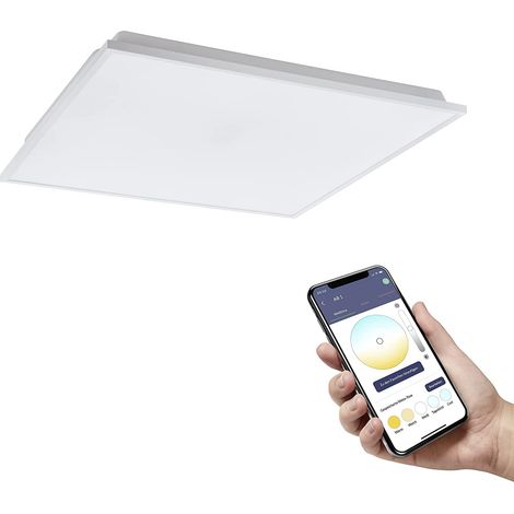 Panneau LED connecté, luminaire plafonnier 45 cm (1/5)