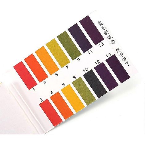 WALRONT 1 Set 80 Teststreifen pH-Testpapier für den gesamten Messbereich (alkalisch/sauer 1-14) – Wassertestset mit Lackmuspapier