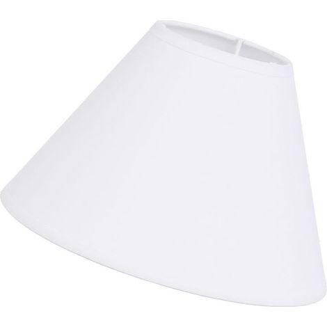 Abat-jour conique blanc Hauteur 14,5 cm (1/4)