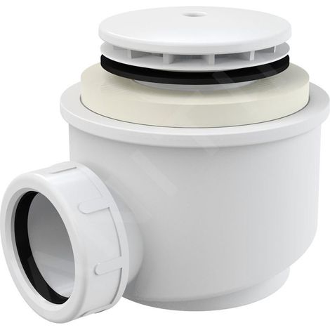 Bouchon de siphon de douche, blanc (1/2)