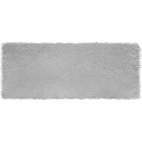 Maison Exclusive - Alfombra de de oveja sintética TAFALLA Gris 80