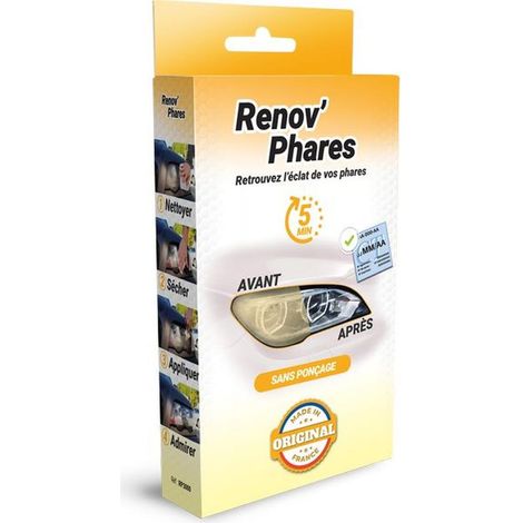 LINGETTES RENOV'PHARES POUR RENOVATION DES PHARES