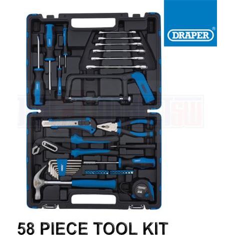 Draper 58-Piece Blue Comprehensive Tool Kit Set (Model 28106) (1/3)