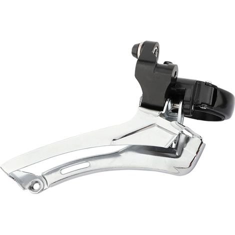 Desviador delantero, desviador de bicicleta, compatible con diámetros de tubo de bicicleta de carretera de 31,8/34,9 mm (7/8/9/10/11 velocidades)