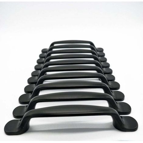 Kitchen Cabinet Door Handle Cupboard Drawer Bedroom Furniture 128mm Center Distance Aluminum Alloy 10pcs