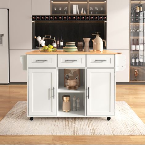 Sideboard mit Klapptisch und Stauraum 139x46(71)x91,5 OKMYHOME (1/5)