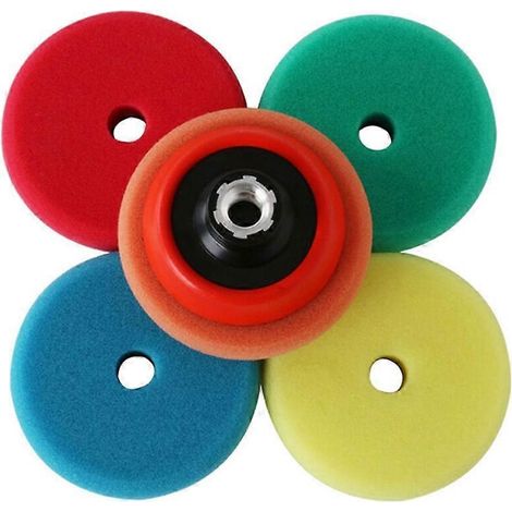 6-teiliges 3-Zoll-Polierschwamm-Set für Autolack (1/5)