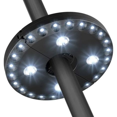 KLVGTIFS PULampe de Jardin pour Parasol - KAKOO - 28 LED 200 Lumens - Économie d'énergie - Installation Simple (1/4)