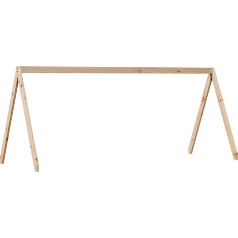 Toit de lit pour enfants 209x85,5x88 cm bois de pin massif CFW15811 (1/5)