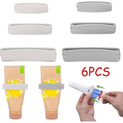 Prensa para pasta de dientes, prensa para tubos de pigmento vacíos, dispensador de pasta, extrusora de crema de manos, para tinte de cabello, betún para zapatos