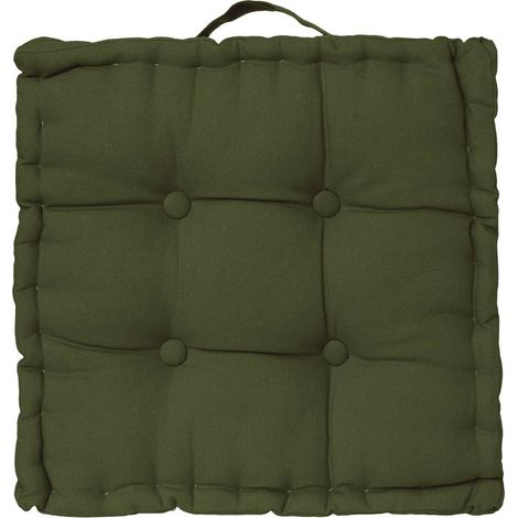 Cuscino da terra verde cachi 40x40cm - Atmosphera créateur d'intérieur