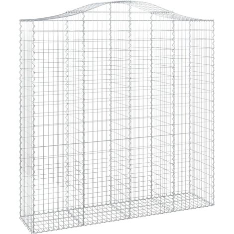 Maison Exclusive - Gabione mit Hochbogen 200x50x200/220 cm Verzin