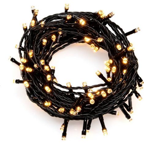 Konstsmide 3899-800 Guirlande lumineuse pour l'extérieur sur bloc d'alimentation Nombre de lumière 300 LED ambré Longue (1/4)