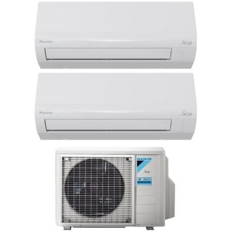 DAIKIN Climatizzatore Condizionatore Daikin Dual Split Inverter serie SIESTA 12+12 con 2AMXF50A R-32 Wi-Fi Optional 12000+12000
