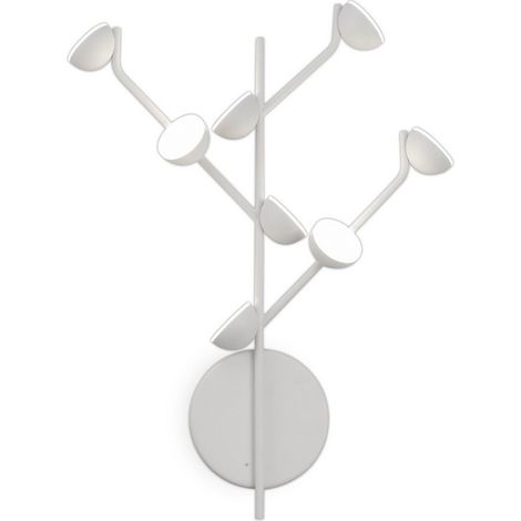Inspired Mantra - Adn - Lámpara de pared de 8 luces, LED de 24 W, 3000 K, 1320 lm, blanco (1/5)