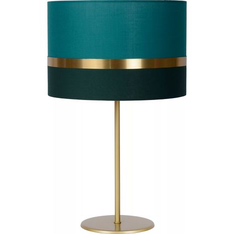 Lampada da tavolo Lucide Extravaganza lino verde E27 (1/5)