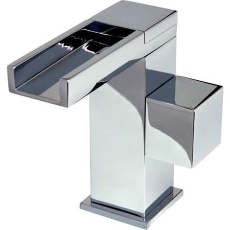 GRIFO PARA LAVABO SERIE CASCADA MODELO CUADRADO