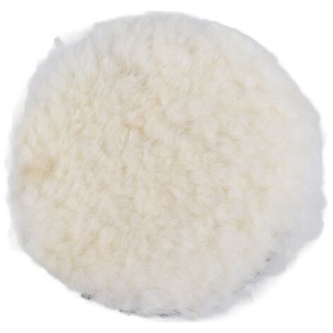 Tampon de Polissage de Laine, Tampon de Cirage de Polissage de Laine Tampon de Fartage Automatique(5Inch) (1/2)