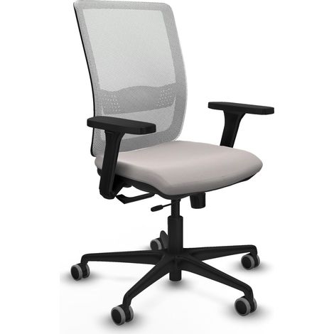 Chaise de bureau piqueras y crespo Haches blanc cuir synthétique (1/2)