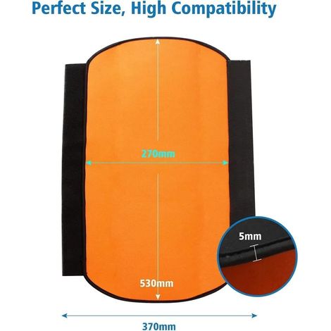 Copertura protettiva per batteria di bicicletta elettrica, 28-34 cm, impermeabile, riflettente e antipolvere. (1/3)
