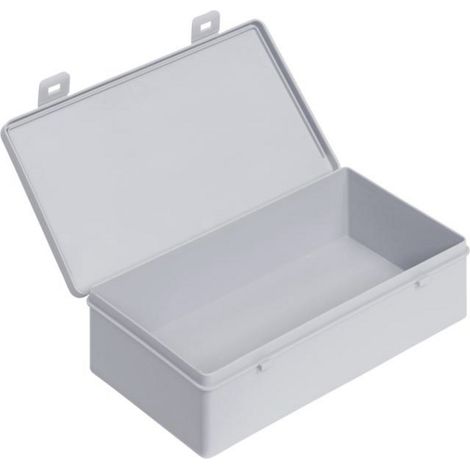 Alutec 66020  Scharnierdose   (L x B x H) 225 x 125 x 60 mm Grau 1 St.