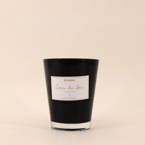 Bougie parfumée en cire de soja "Coin du feu" 280GR (1/4)