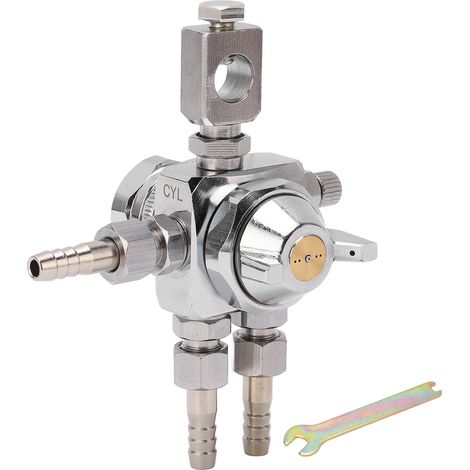 Automatische Spritzpistole, Edelstahldüse, Gehäuse aus elektrolytisch gehärteter Zinklegierung, kleine Silber-Ölfarbenspritzpistole für industrielle Anwendungen, 1,3 mm / 0,05 Zoll