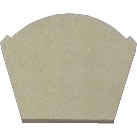 Déflecteur pour poêles à cheminée Andorra de Thorma - vermiculite - dimensions d'encastrement parfaitement adaptées