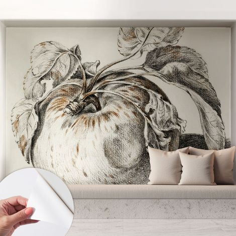 Fotomurale adesivo - parete decorativa - decorazione casa - stile moderno parete - Foglie di melo 208x146 cm (1/5)