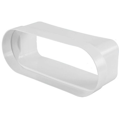 Sistema a canale piatto 150 OptimAIRo di transizione da sistema Bora a canale piatto, bianco, 222 x 89 mm (1/2)